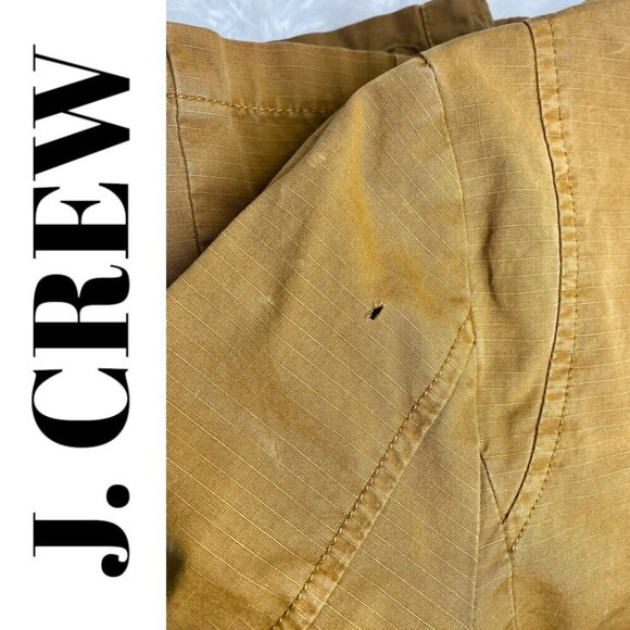 J. CREW Classic Vintage Twill Chino 100% Cotton Safari Utility Jacket, Medium - Picture 9 of 12